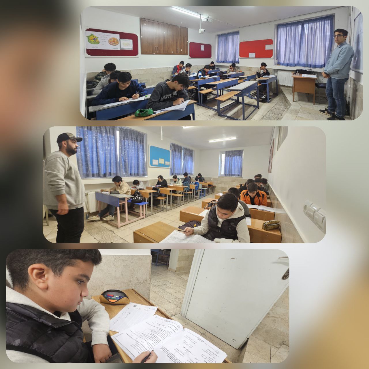 آزمون شبیه‌ساز تیزهوشان علامه حلی  ویژه نهمی ها برگزار شد